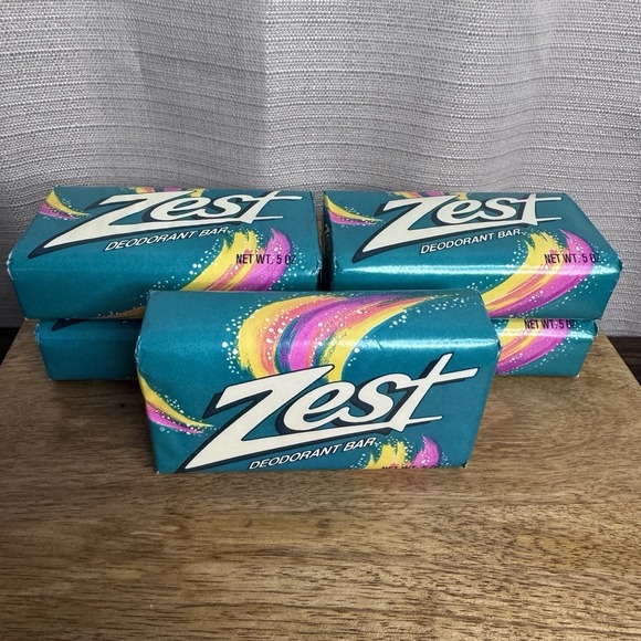 zestt Other - Lot Of 5 1988 Original Zest Deodorant Bar Soap Zestfully Clean 5oz Bar Sealed
